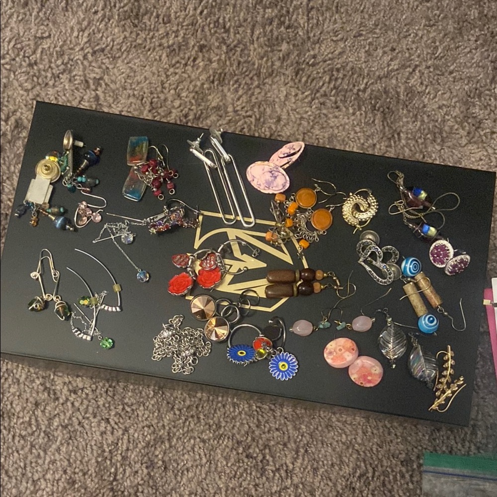 Assorted Colorful Earrings Set